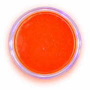 Neon Aqua-Schminke Orange – Wasserschminke im Tiegel - TwentyFourParty