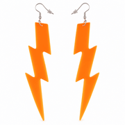Neon Blitz Ohrringe Orange - TwentyFourParty