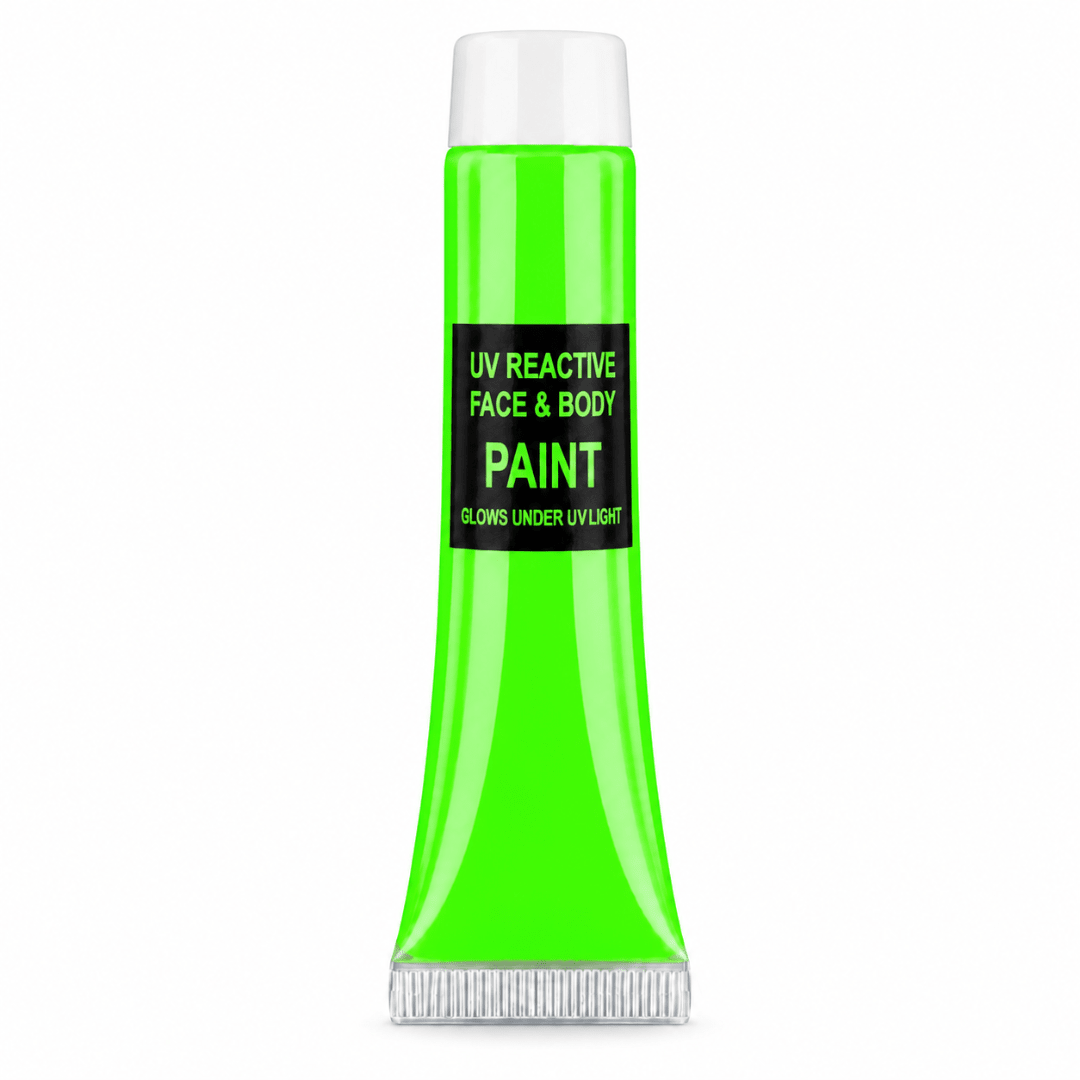 Neon Face & Body Paint Grün – Creme-Schminke in der Tube - TwentyFourParty