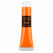 Neon Face & Body Paint Orange – Creme-Schminke in der Tube - TwentyFourParty