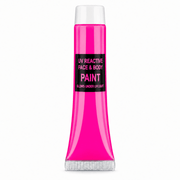 Neon Face & Body Paint Pink – Creme-Schminke in der Tube - TwentyFourParty