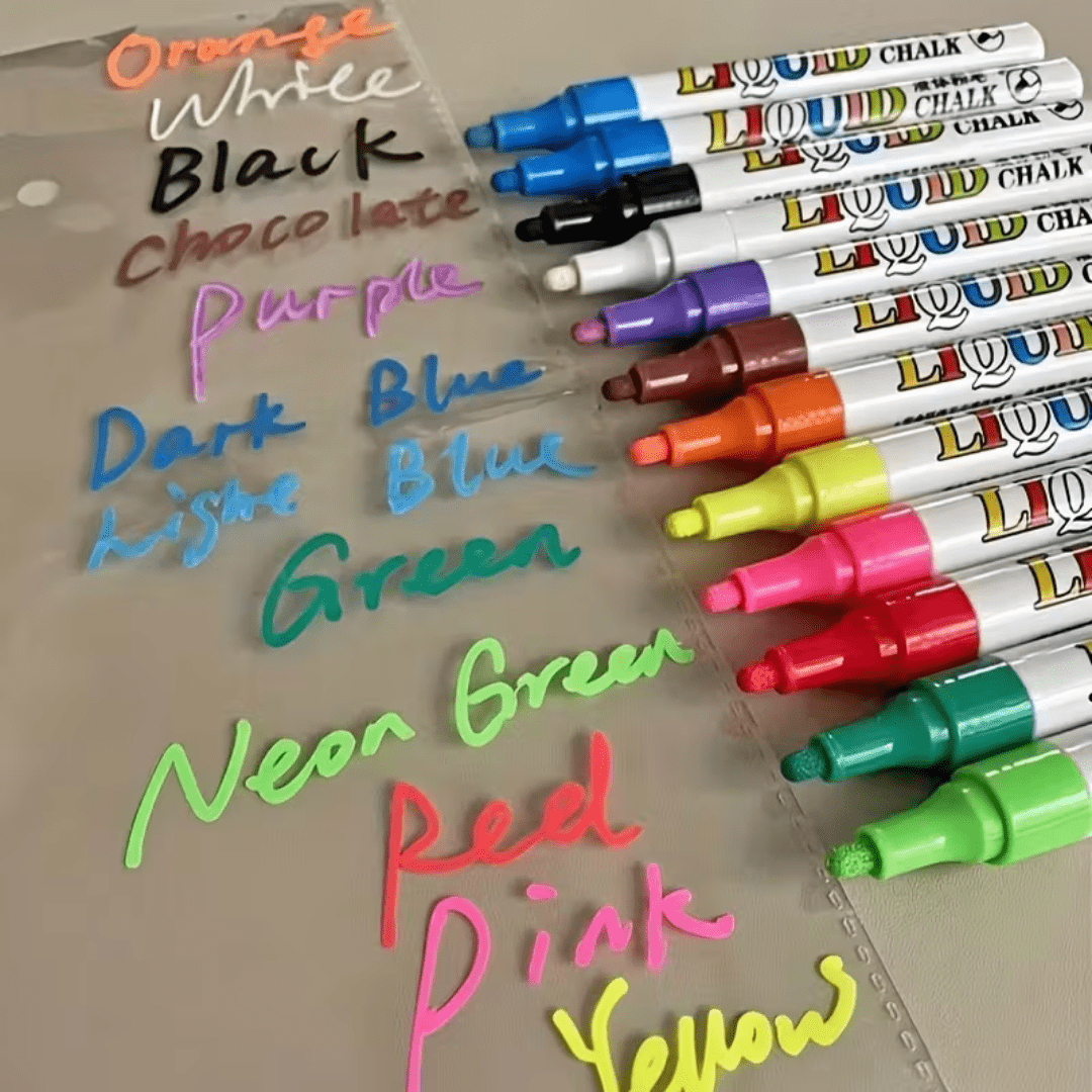 Neon Farben Flüssigkreide - TwentyFourParty