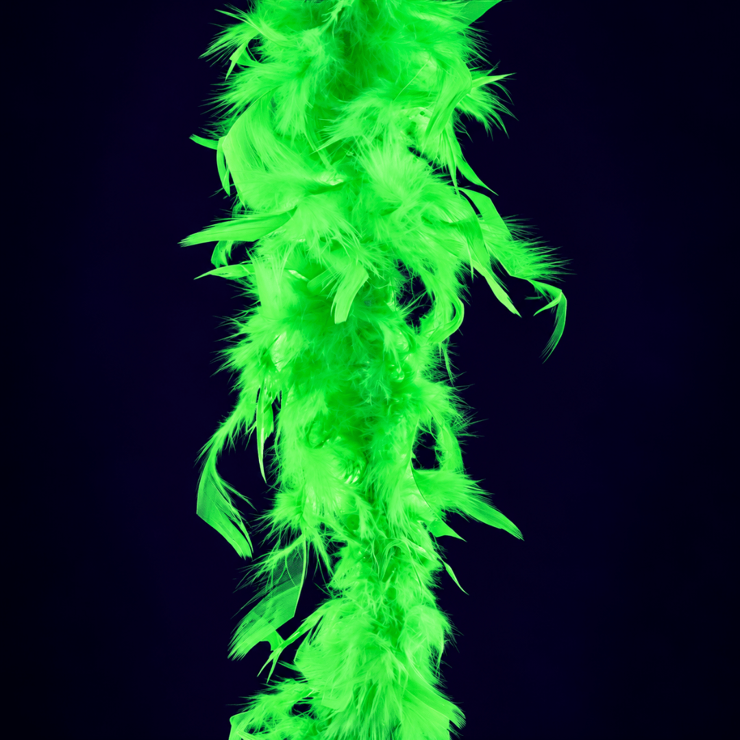 Neon Federboa Grün 2 m - TwentyFourParty
