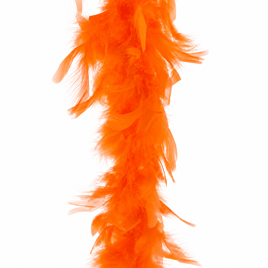Neon Federboa Orange 2 m - TwentyFourParty