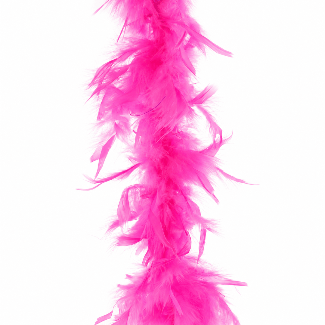 Neon Federboa Pink 2 m - TwentyFourParty