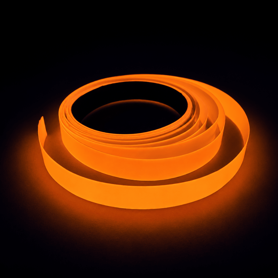 Neon Klebeband Glow-in-the-Dark Orange 5 m - TwentyFourParty