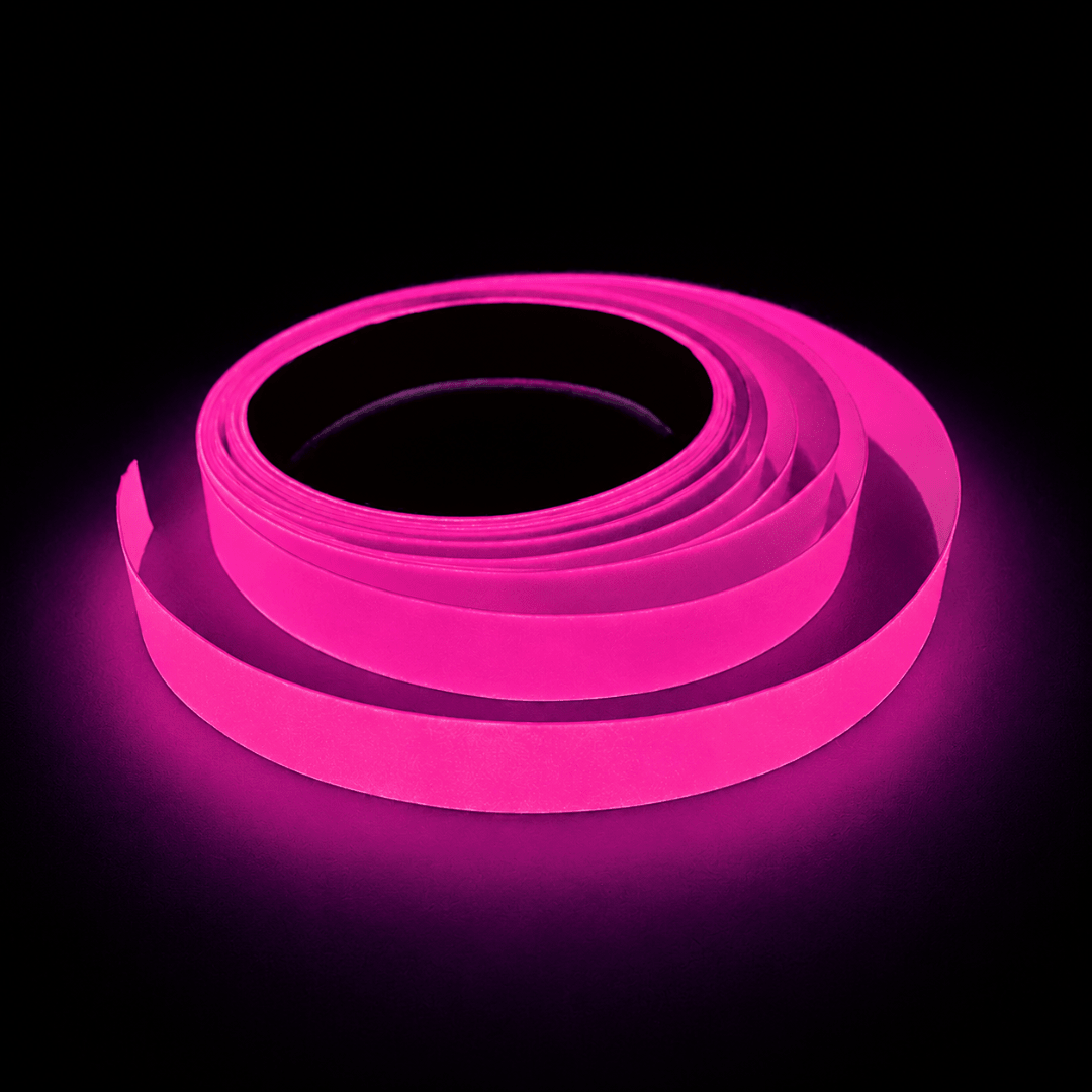 Neon Klebeband Glow-in-the-Dark Pink 5 m - TwentyFourParty