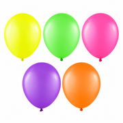 Neon-Leuchtballons 100 Stück - TwentyFourParty