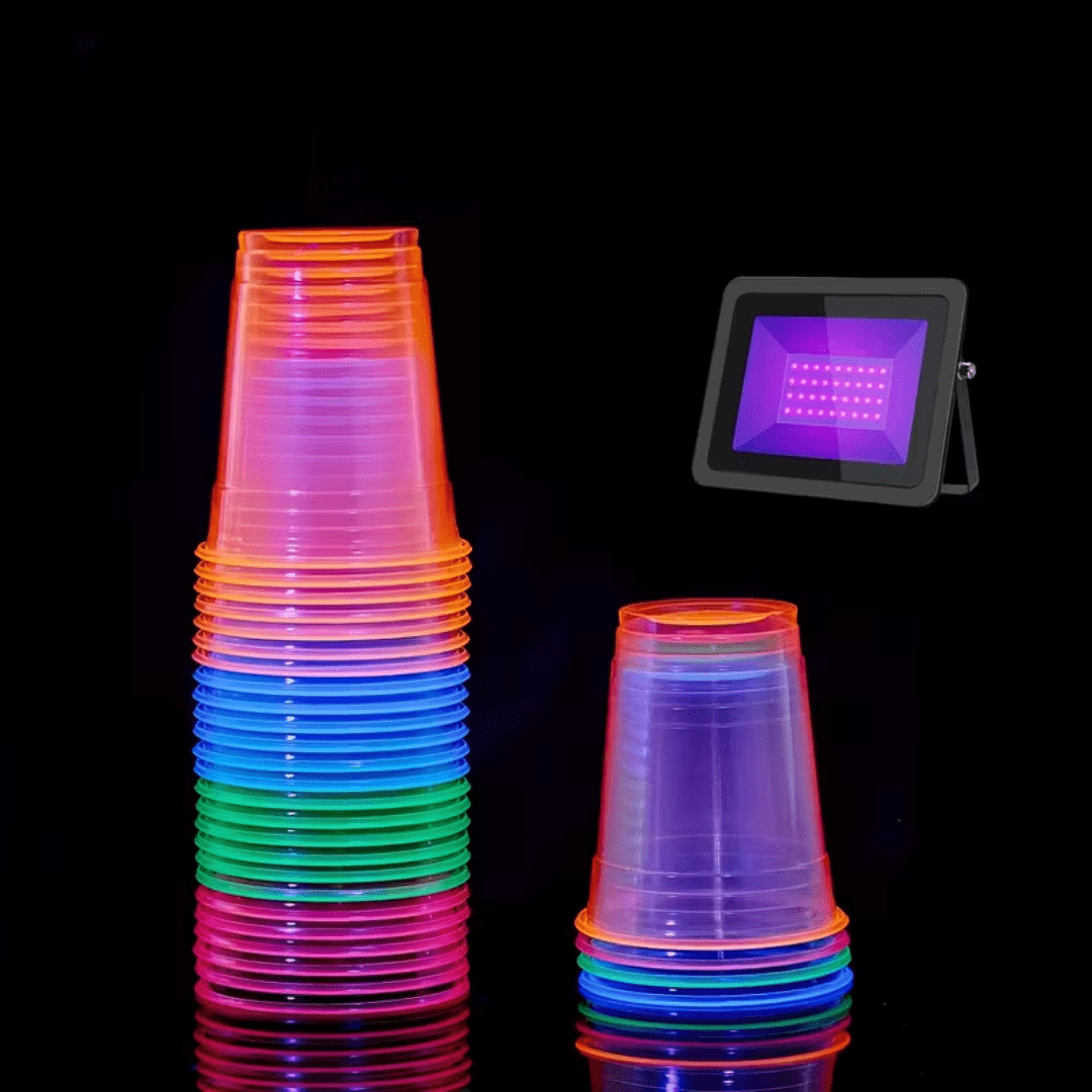 Neon - Leuchtende Plastikbecher - TwentyFourParty