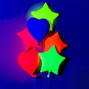 Neon Luftballons (UV - Aktiv) - TwentyFourParty