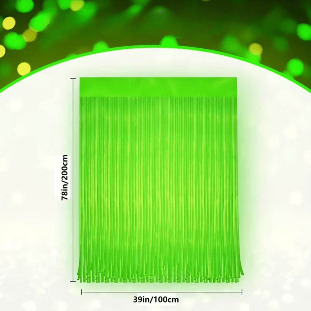 Neon Party Vorhang - TwentyFourParty