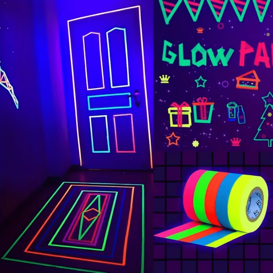 Neon Tape Set (UV - Aktiv) - TwentyFourParty
