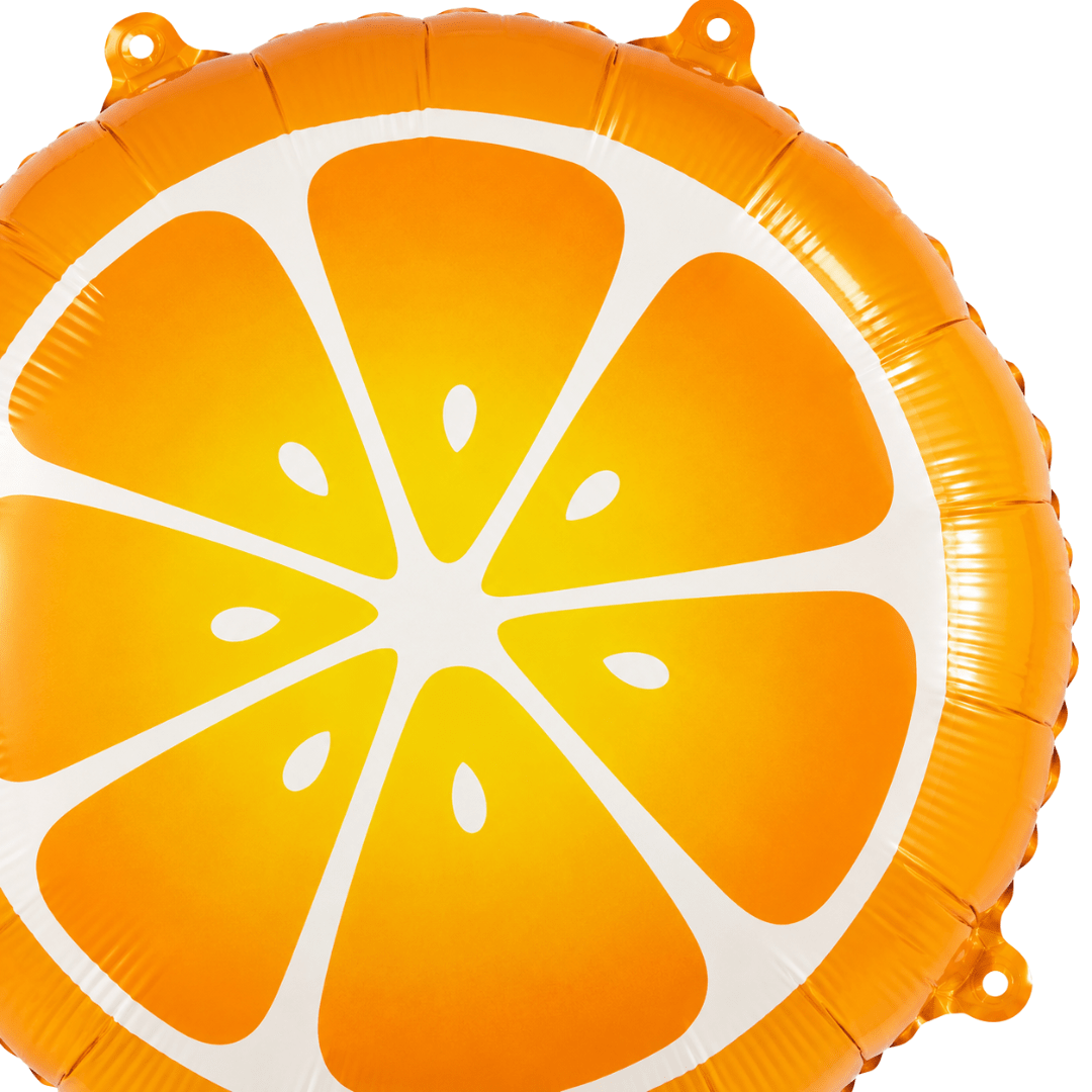 Orangen Folienballon XXL - TwentyFourParty