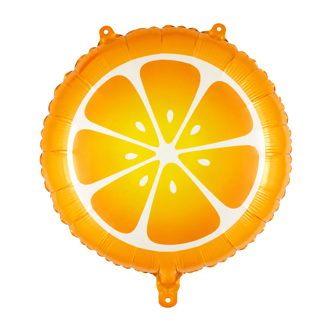 Orangen Folienballon XXL - TwentyFourParty