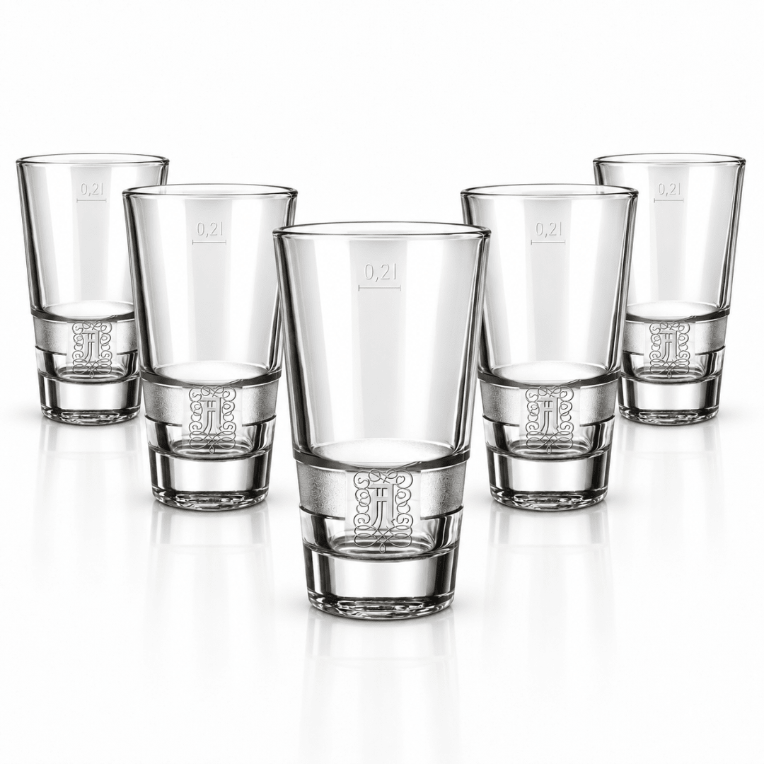 Original Asbach Longdrinkglas 0,2 l 6 Stück - TwentyFourParty