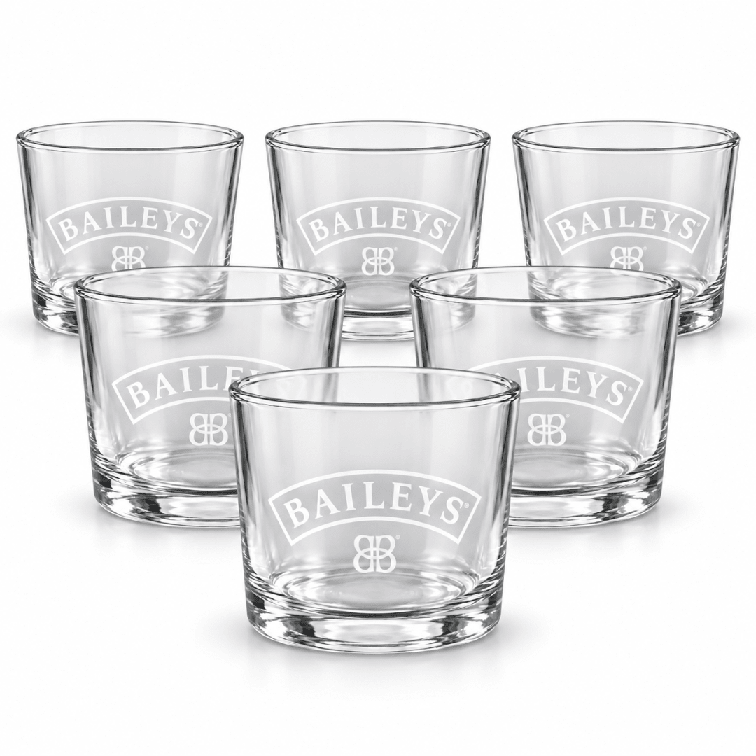 Original Baileys Tumbler Glas 230 ml 6 Stück - TwentyFourParty