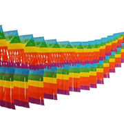 Papiergirlande Fiesta 10 m Karneval schwer entflammbar - TwentyFourParty