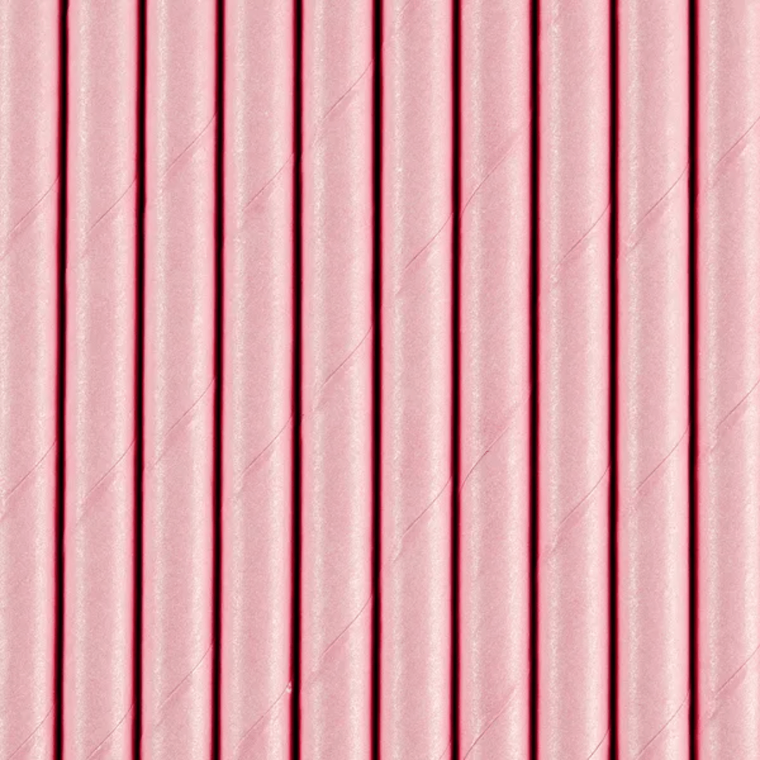 Papierstrohhalme Rosa - TwentyFourParty