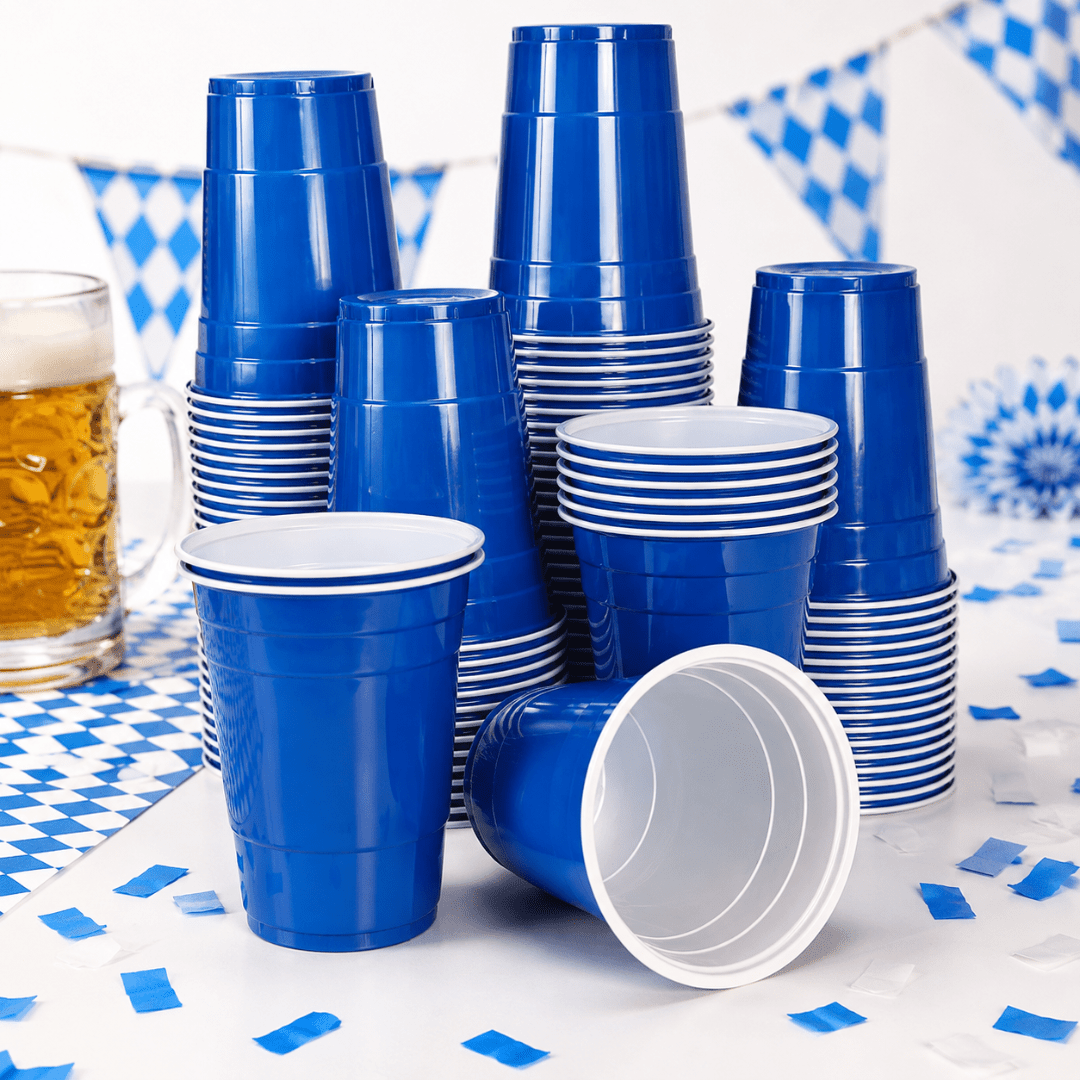 Partybecher Blau 473 ml 50 Stück - TwentyFourParty