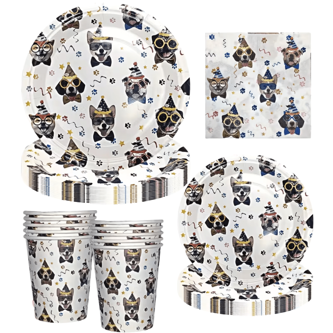 Partygeschirr - Set Party - Dog - TwentyFourParty