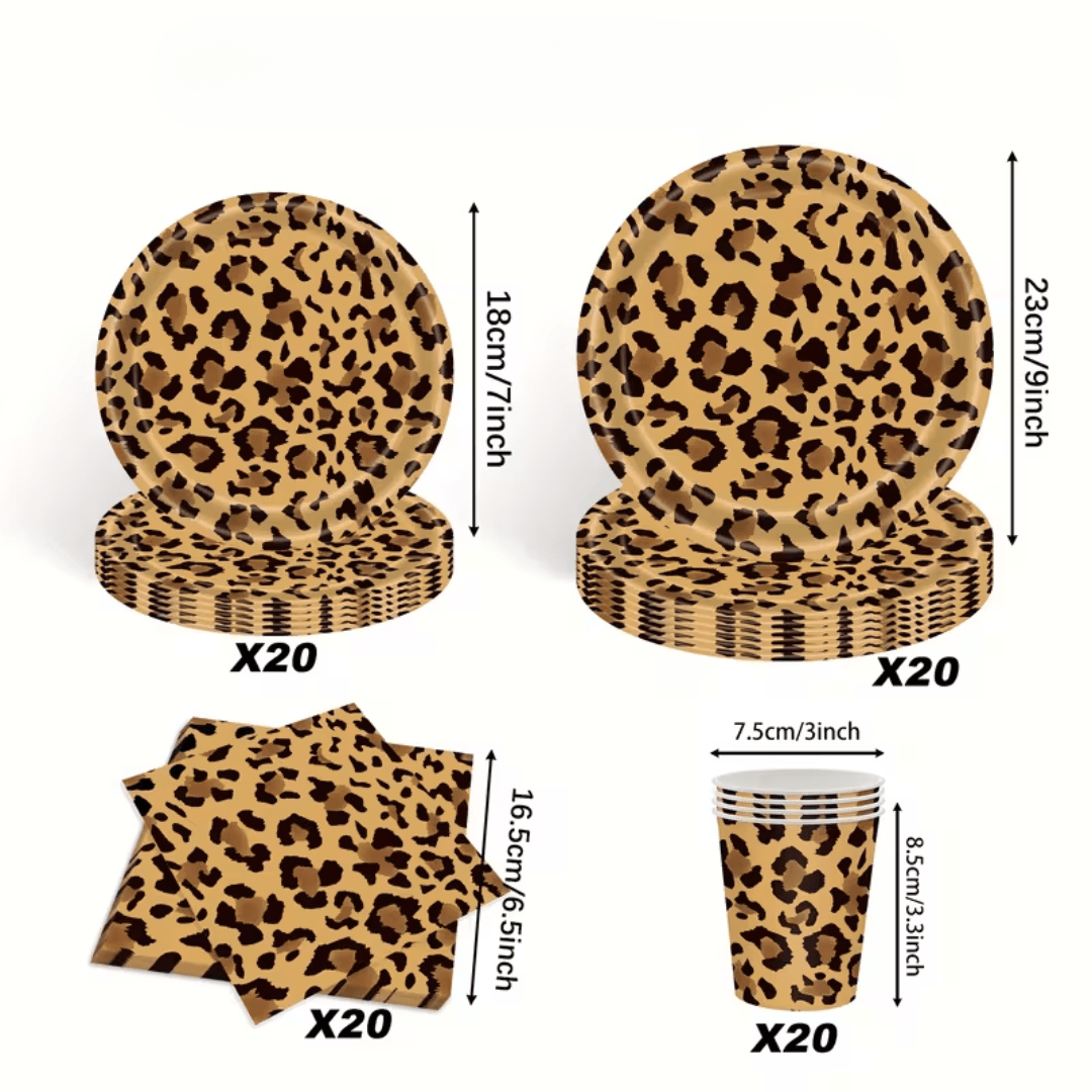 Partygeschirr - Set Party - Leo - TwentyFourParty