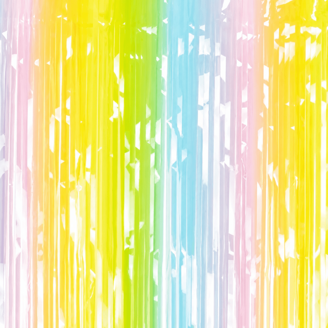 Partyvorhang Bunt 100x195 cm - TwentyFourParty