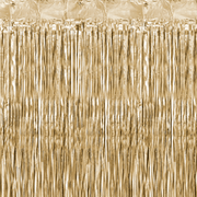 Partyvorhang Champagnergold 90 x 250 cm - TwentyFourParty