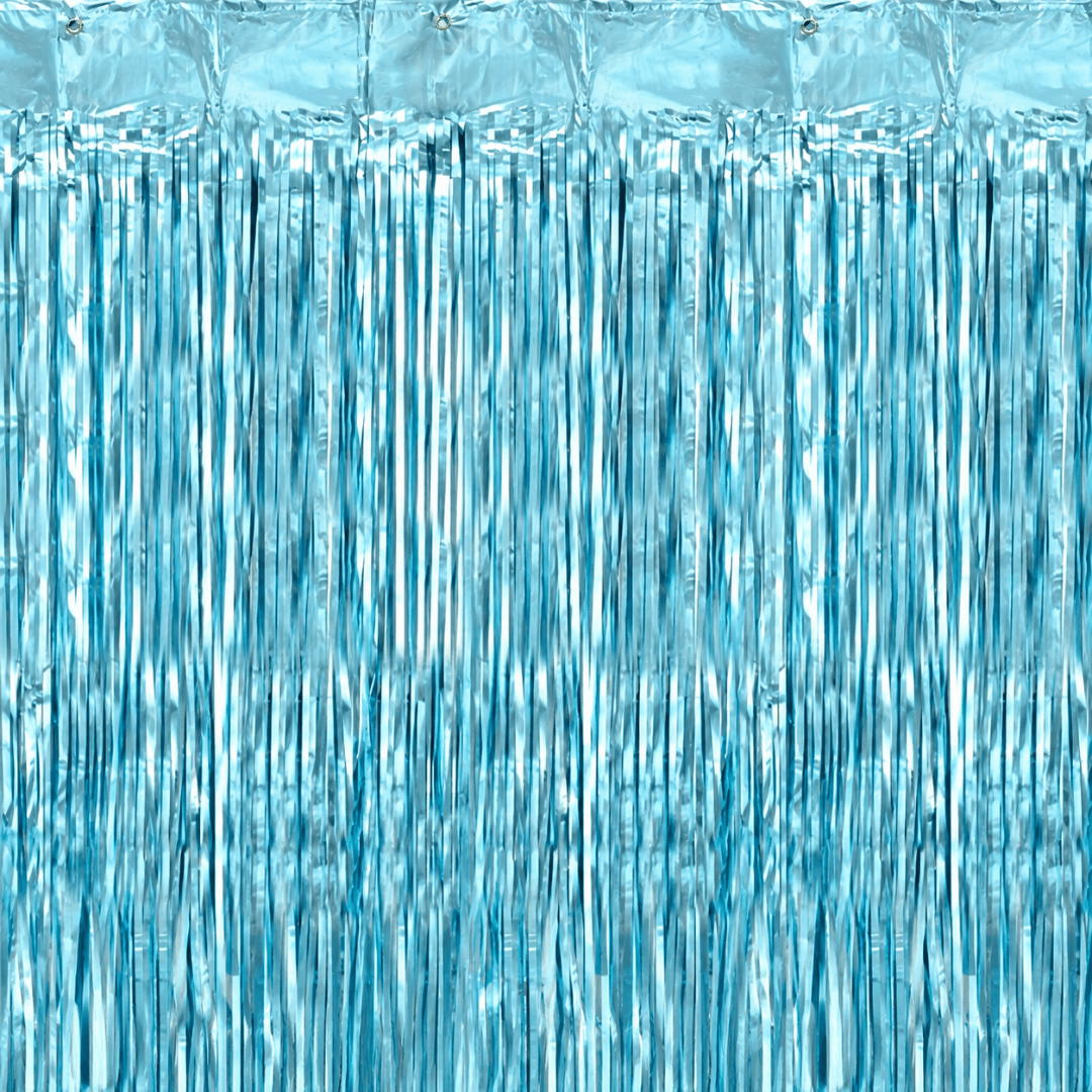 Partyvorhang Hellblau 90 x 250 cm - TwentyFourParty