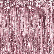 Partyvorhang Roségold 90 x 250 cm - TwentyFourParty