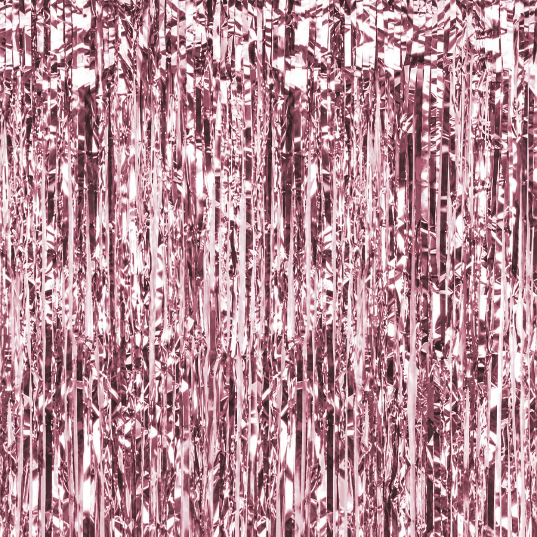 Partyvorhang Roségold 90 x 250 cm - TwentyFourParty