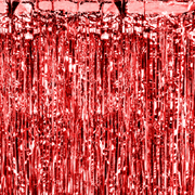 Partyvorhang Rot 90 x 250 cm - TwentyFourParty
