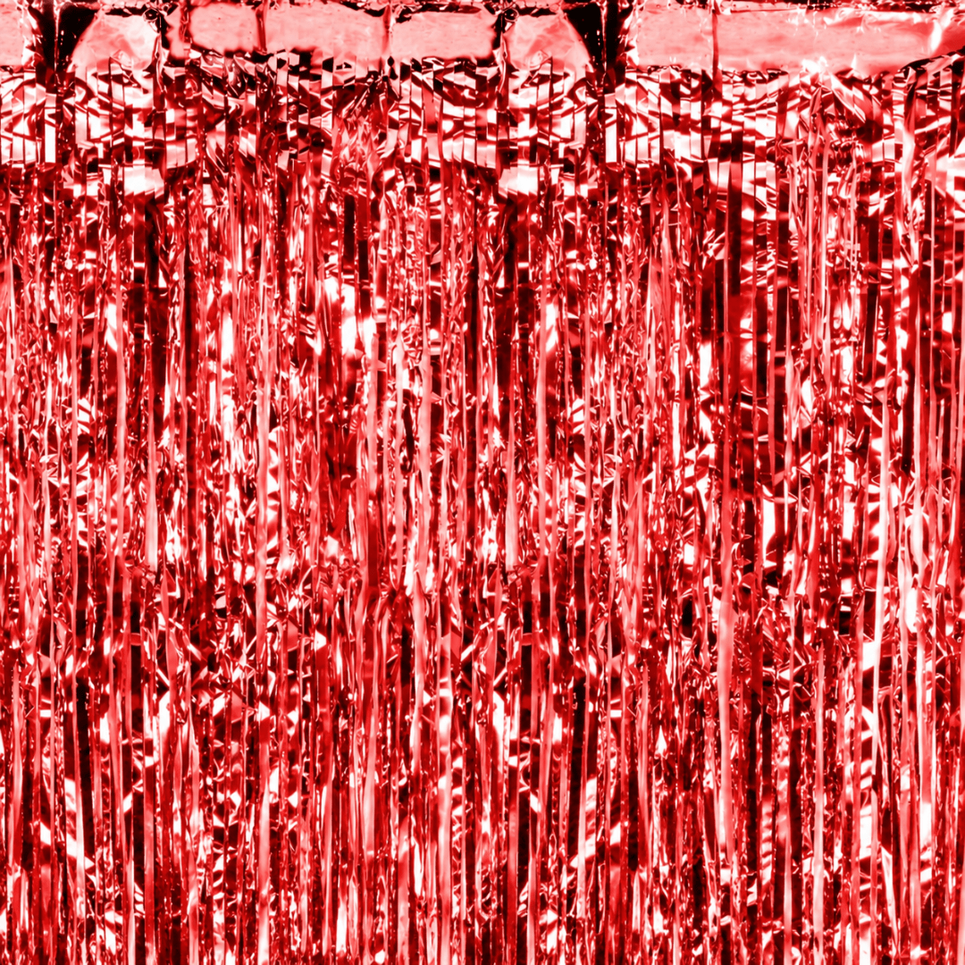 Partyvorhang Rot 90 x 250 cm - TwentyFourParty
