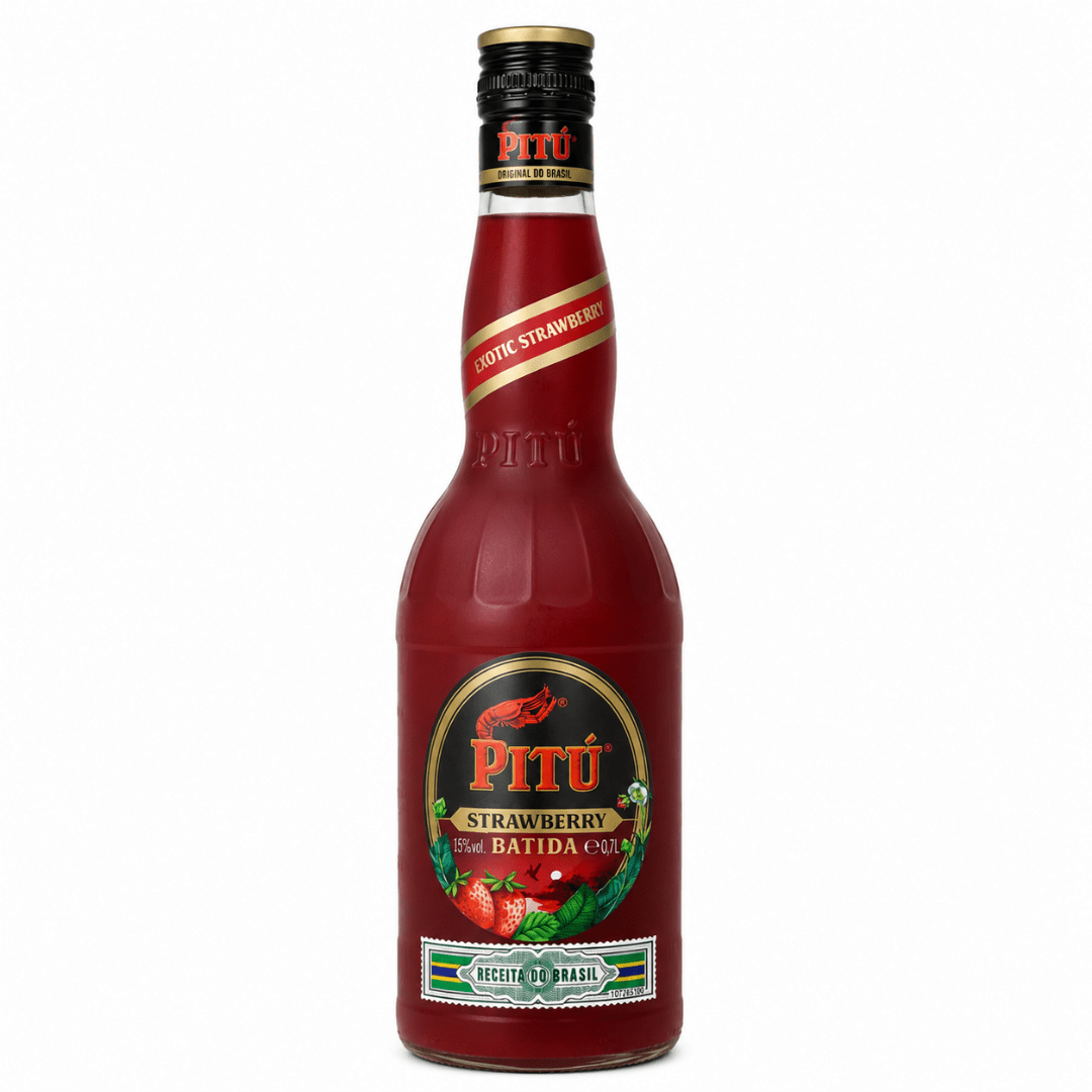 Pitú Erdbeer Batida 0,7 l – Erdbeer-Likör - TwentyFourParty