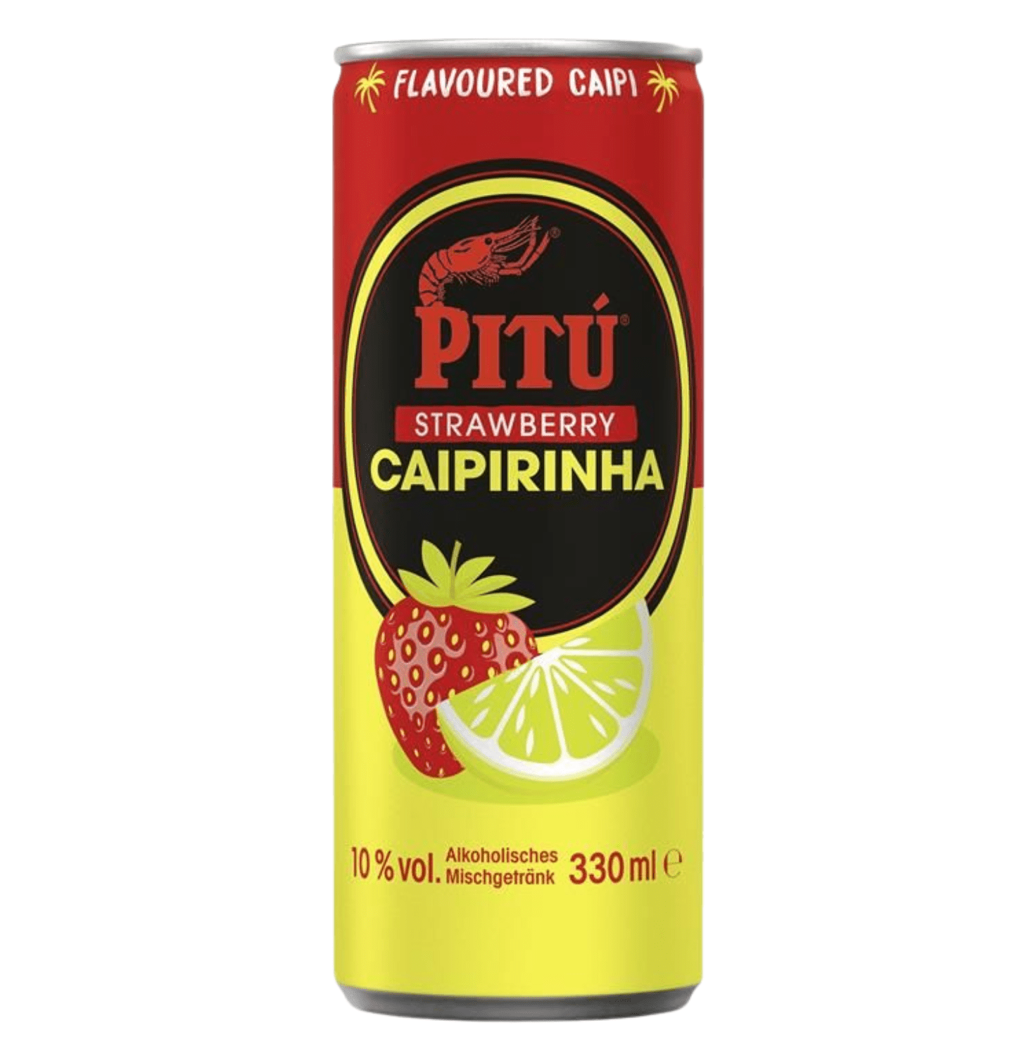PITÚ Strawberry Caipirinha – Ready - to - Drink Dose - TwentyFourParty