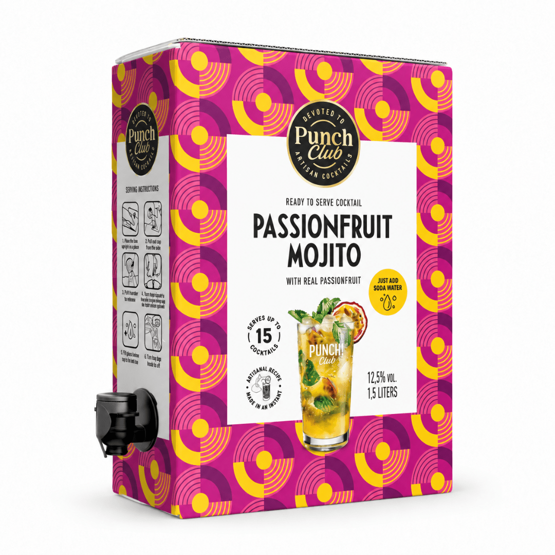 Punch Club Passionfruit Mojito Bag in Box 1,5 l - TwentyFourParty