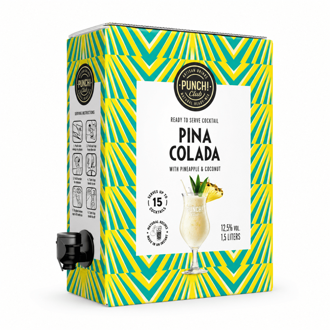 Punch Club Piña Colada Cocktail Bag in Box 1,5 l - TwentyFourParty