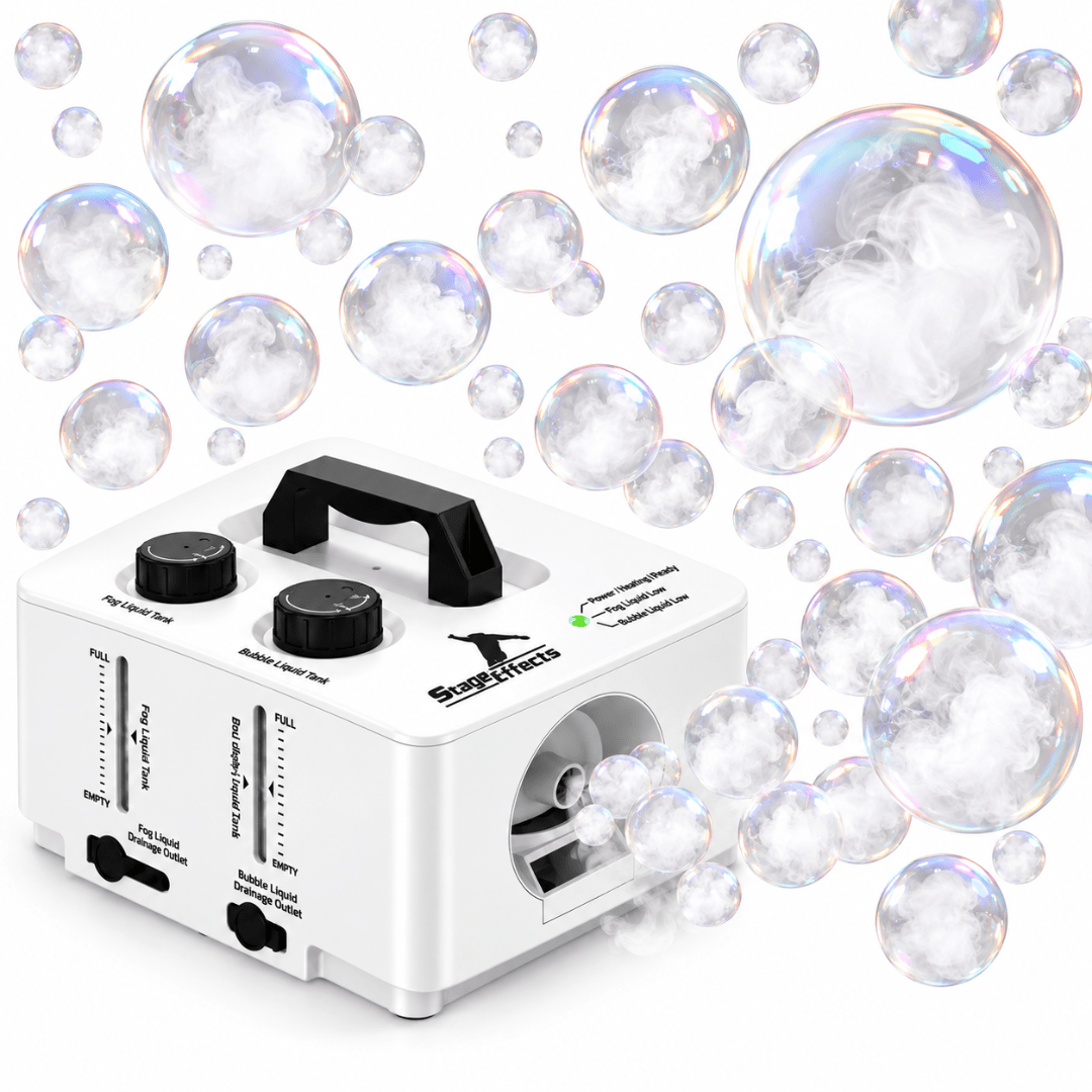 Rauchblasenmaschine 2-in-1 Nebel & Seifenblasen - TwentyFourParty