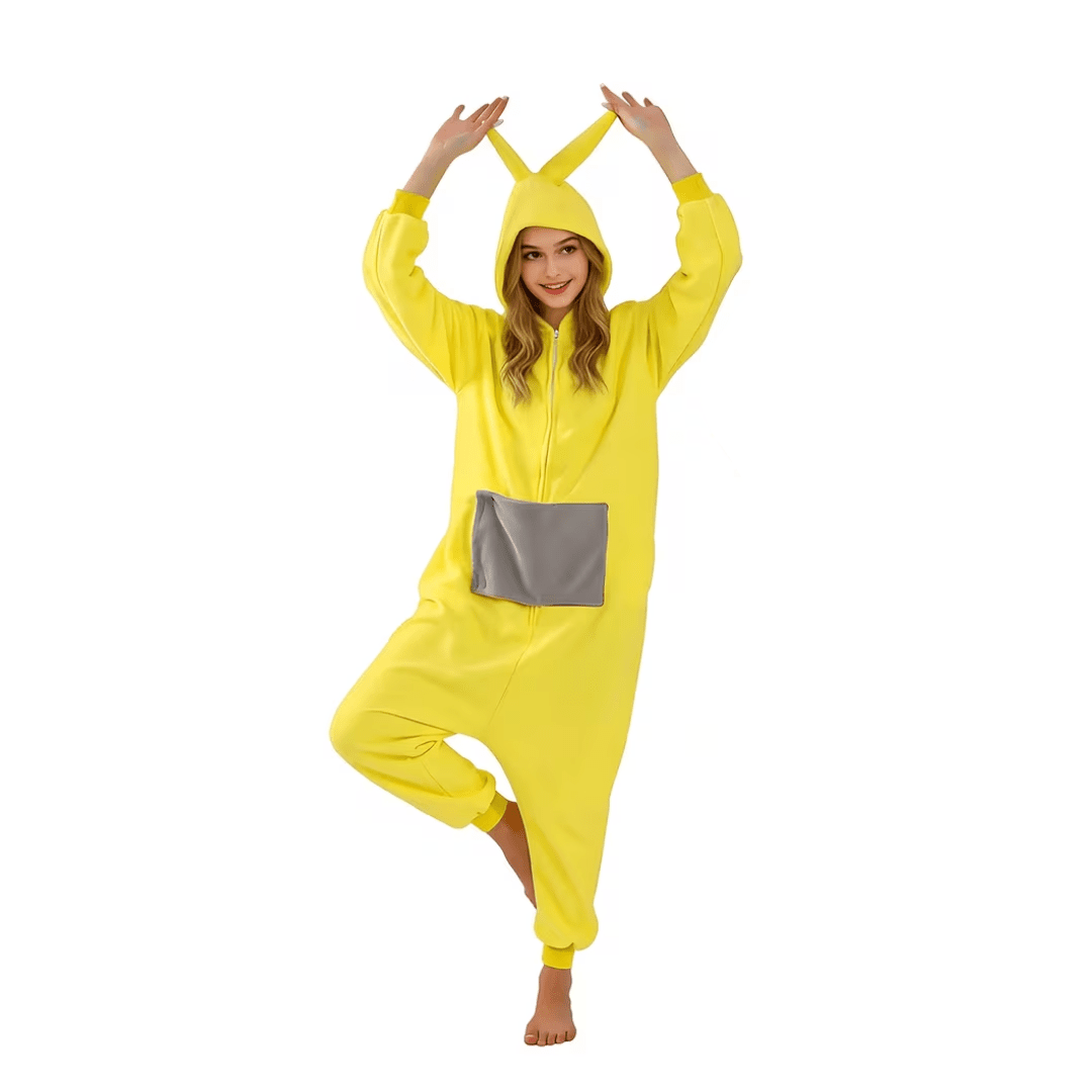 Retro TV Wesen Kostüm Gelb - TwentyFourParty