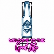 SALITOS LED Neon Sign Good Life - TwentyFourParty