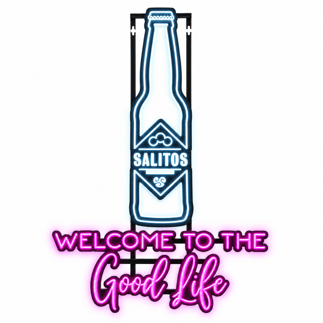 SALITOS LED Neon Sign Good Life - TwentyFourParty