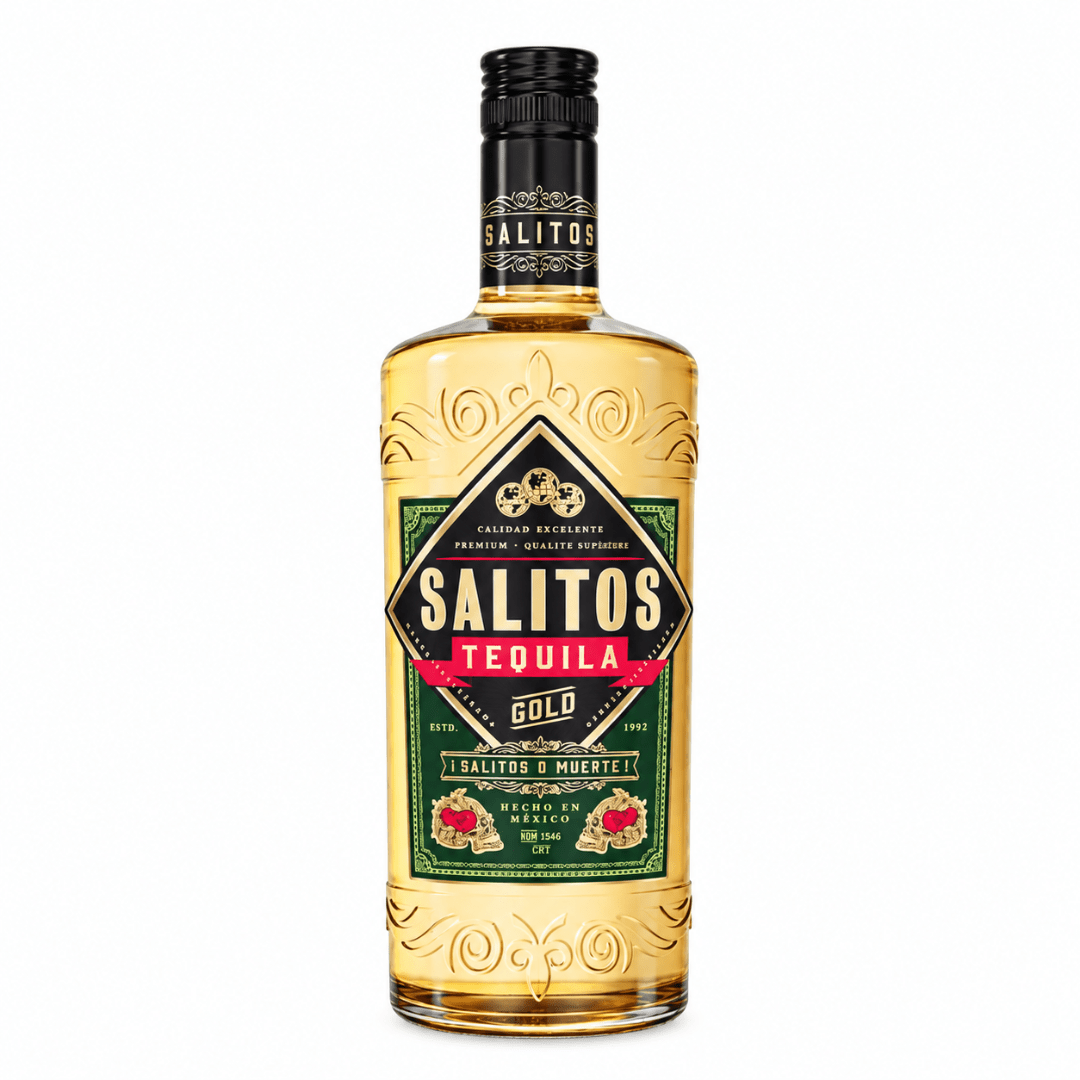 Salitos Tequila Gold & Silver Set mit Salz und Zimtstreuer - TwentyFourParty