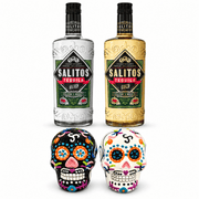 Salitos Tequila Gold & Silver Set mit Salz und Zimtstreuer - TwentyFourParty