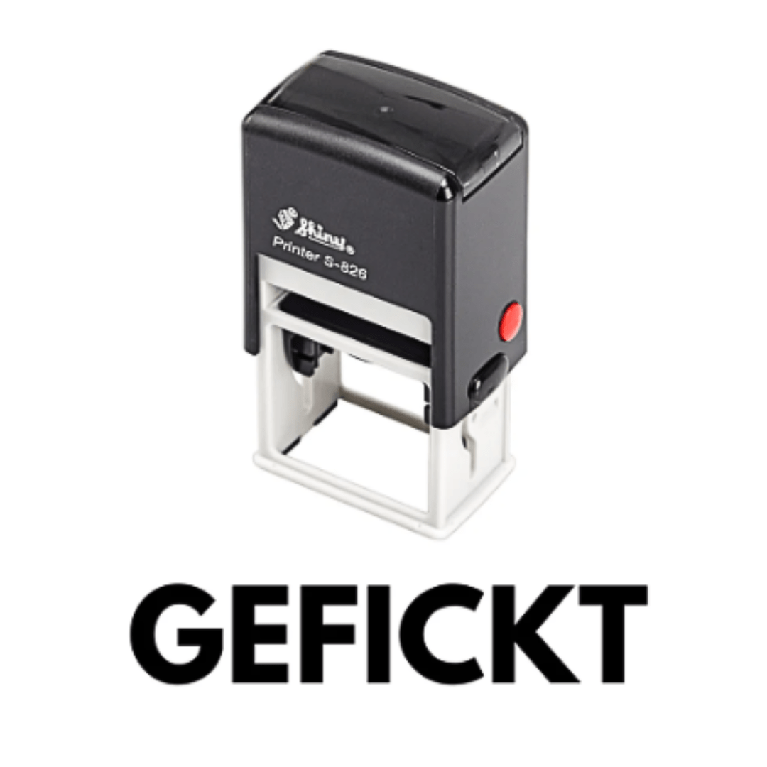 Sauf & Malle - Körperstempel - 100 % Flirt - Garantie - TwentyFourParty