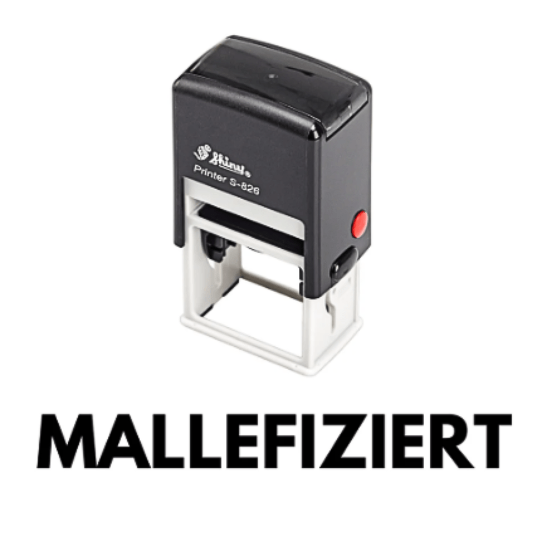 Sauf & Malle - Körperstempel - 100 % Flirt - Garantie - TwentyFourParty