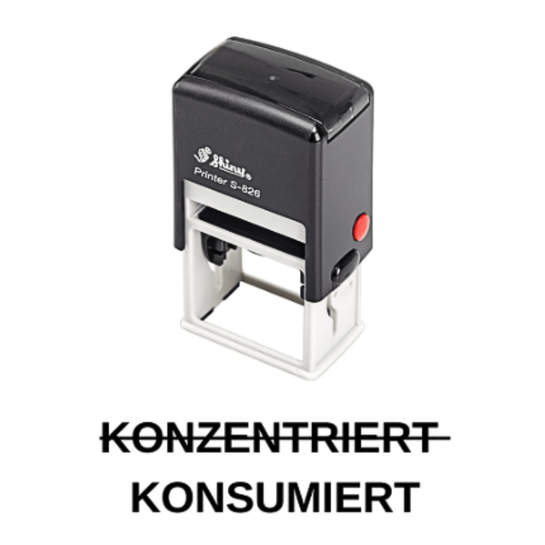 Sauf & Malle - Körperstempel - 100 % Flirt - Garantie - TwentyFourParty