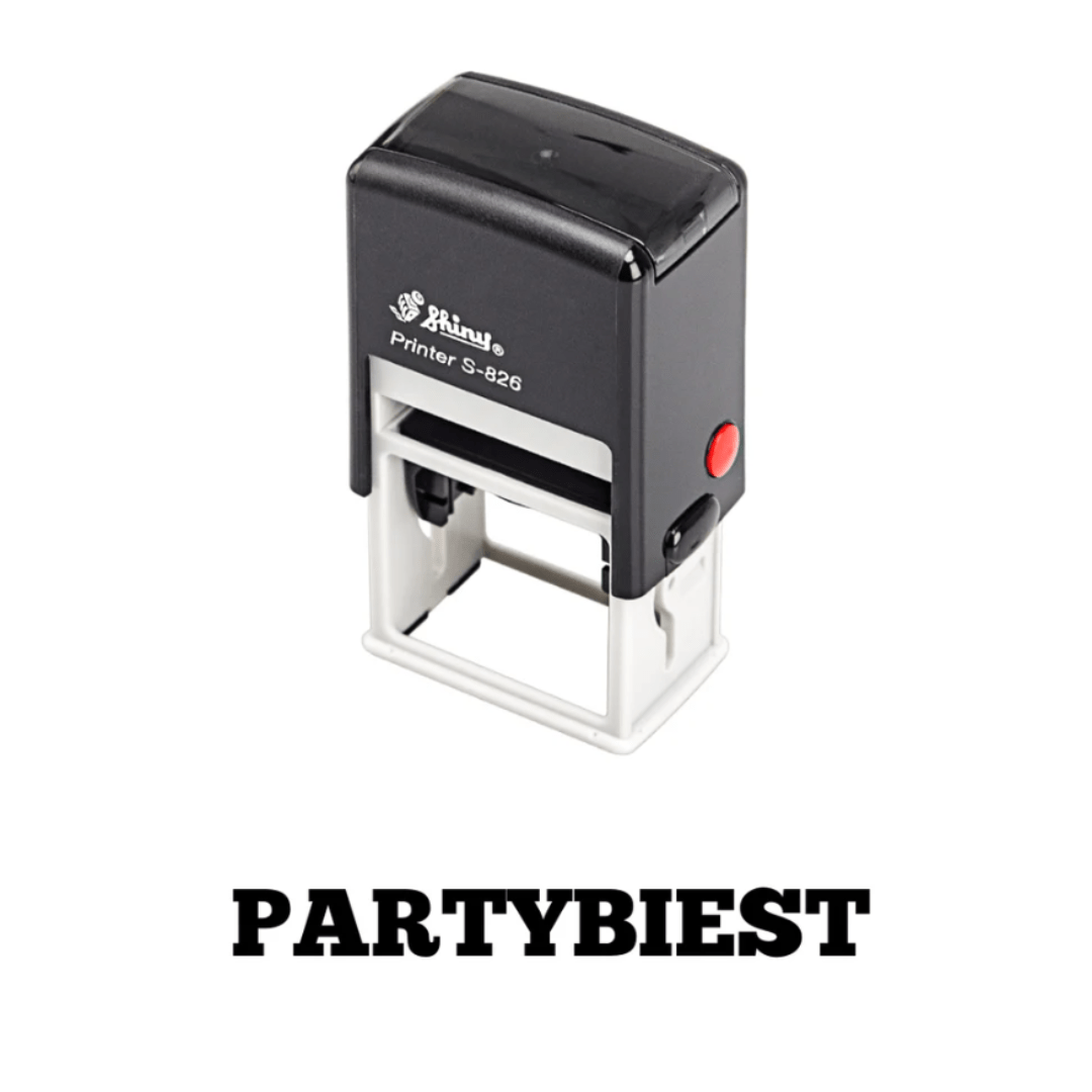 Sauf & Malle - Körperstempel - 100 % Flirt - Garantie - TwentyFourParty