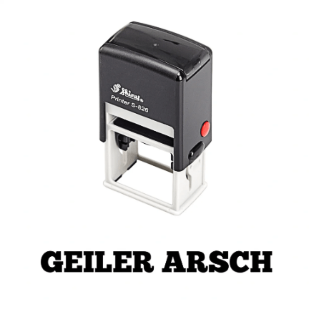 Sauf & Malle - Körperstempel - 100 % Flirt - Garantie - TwentyFourParty