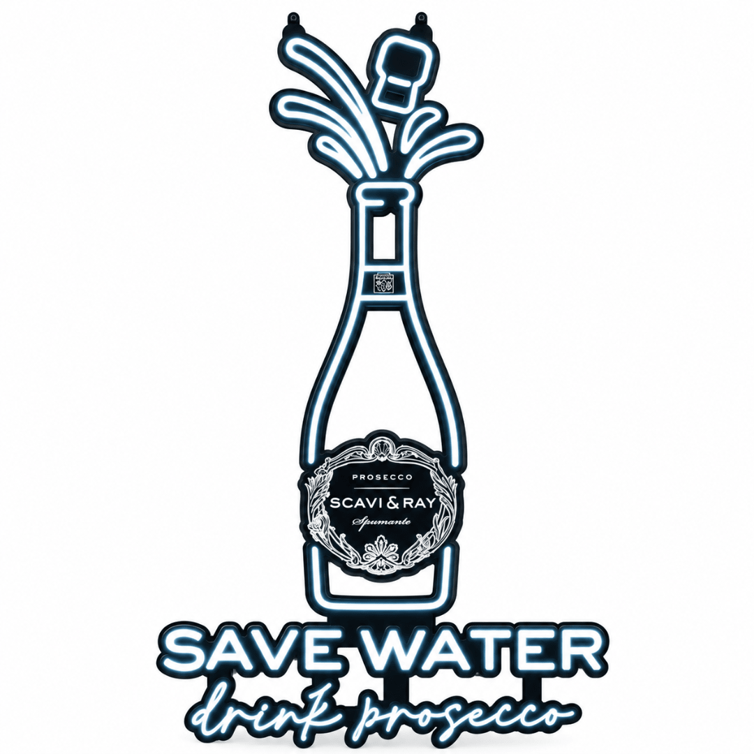 SCAVI & RAY LED Sign Drink Prosecco - TwentyFourParty