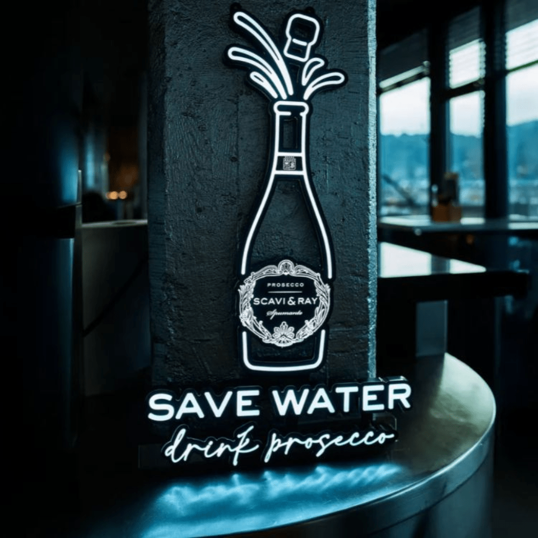 SCAVI & RAY LED Sign Drink Prosecco - TwentyFourParty