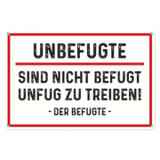 Schild Der Befugte - TwentyFourParty